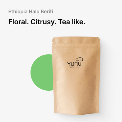 Ethiopia, Yirgacheffe Halo Beriti - Heirloom Washed